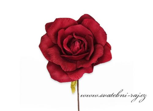 Zobrazit detail - Bordó růže zápich