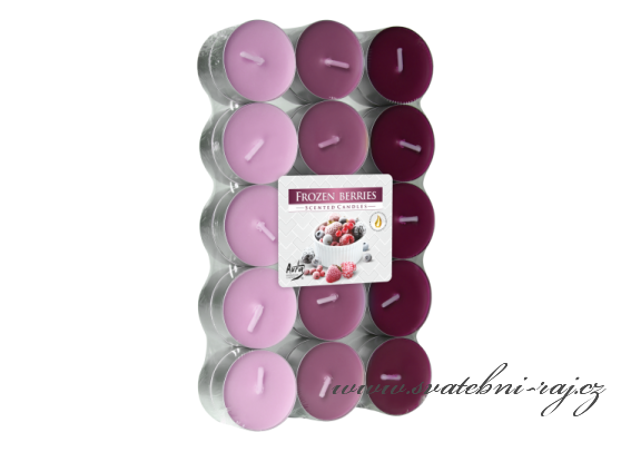 Čajové svíčky - 30 ks - Frozen Berries