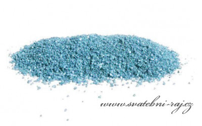 Dekorační písek mint-blue