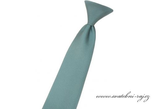Dětská kravata sage green