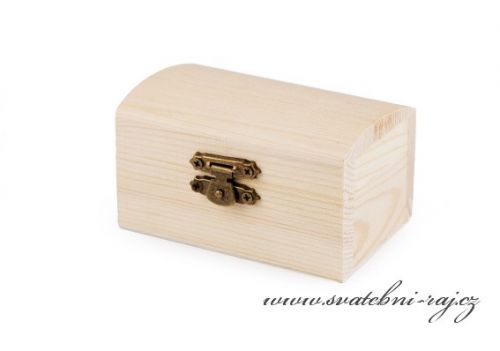 Zobrazit detail - Dřevěná krabička truhlička