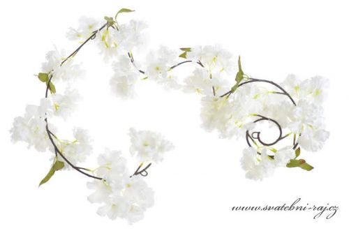 Zobrazit detail - Girlanda s květy višně