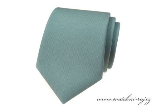 Pánská kravata sage green