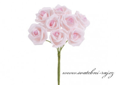 Pěnová růže růžová, průměr 6 cm