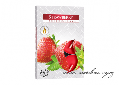 Zobrazit detail - Čajové svíčky - Strawberry