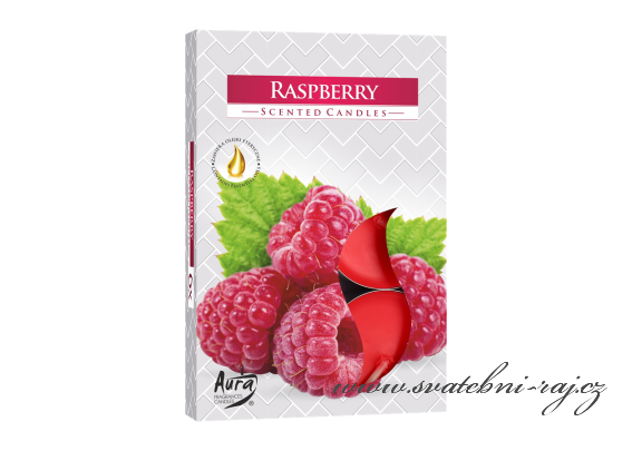 Čajové svíčky voňavé - Raspberry
