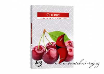 Čajové svíčky voňavé - Cherry
