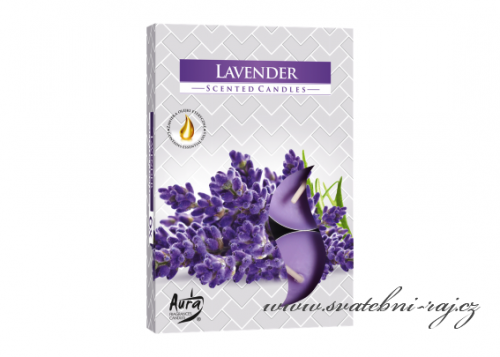 Zobrazit detail - Čajové svíčky voňavé - Lavender