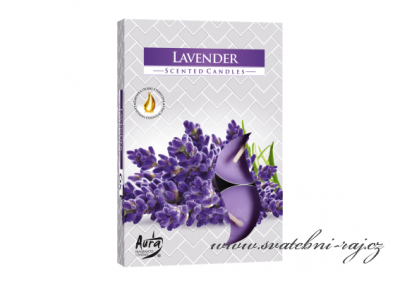 Čajové svíčky voňavé - Lavender