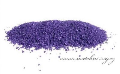 Dekorační písek tmavě fialový