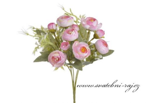 Květina s kaméliemi růžovými