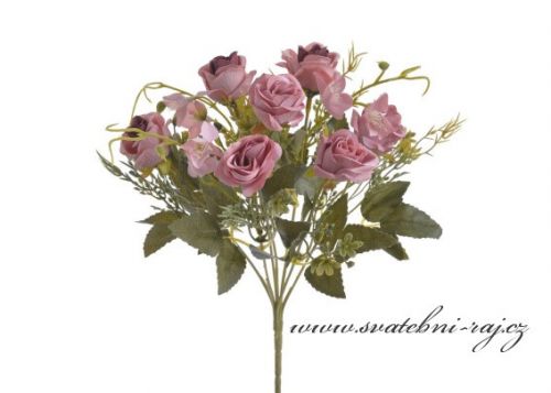 Zobrazit detail - Květina s růžičkami mauve