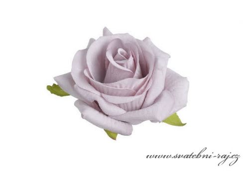 Hlavičky růží lila - 6 ks