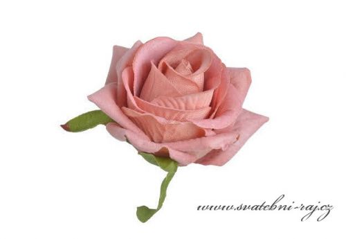 Hlavičky růží starorůžové - 6 ks
