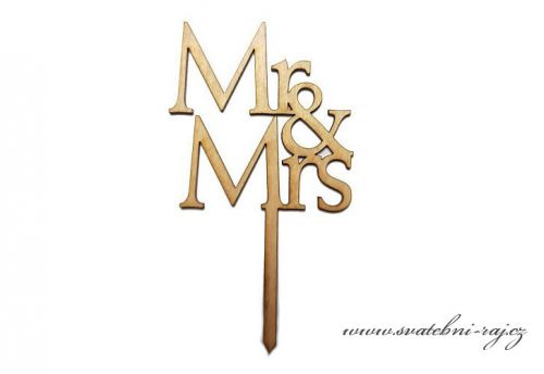 Zápich do minidortíků Mr and Mrs