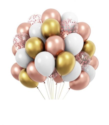 Svatební balónky v různých barvách a hélium.