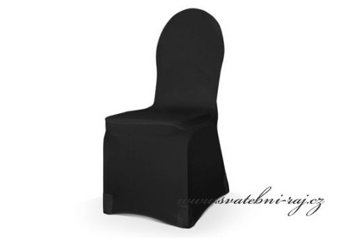 Zobrazit detail - Černý elastický potah na židli