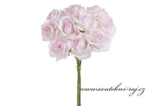 Zobrazit detail - Pěnová růže růžová, průměr 5 cm