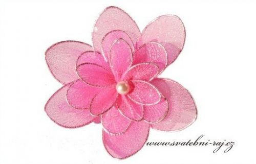 Zobrazit detail - Ozdobné květy v růžové barvě