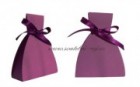 Krabička šaty v tmavě fialové