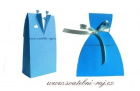 Krabička ženich v modré barvě