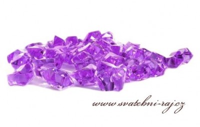 Ledové krystaly purpurové
