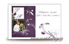 Poděkování za svatební dary violett