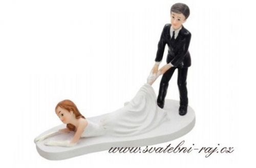 Krásná figurka na svatební dort