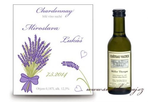 Zobrazit detail - Svatební mini víno Provence