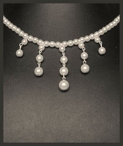 Perličkový náhrdelník pro nevěstu