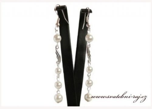 Zobrazit detail - Svatební náušnice s perlami