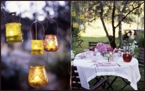 Svatební hostina v zahradě? Určitě, je to velmi romantické!