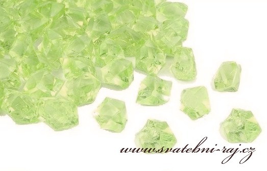 Ledové krystaly zelené