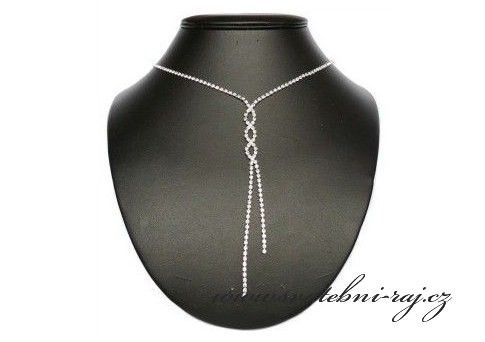 Zobrazit detail - Štrasový náhrdelník pro nevěstu