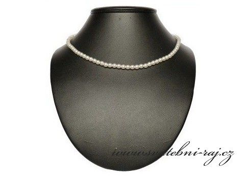 Zobrazit detail - Perlový náhrdelník, 6 mm perly