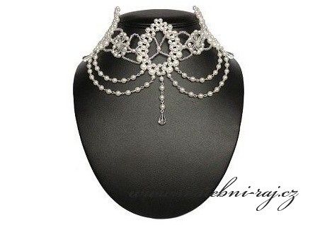 Zobrazit detail - Krásný svatební náhrdelník