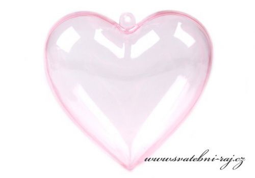 Zobrazit detail - Plastové srdce růžové