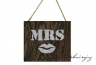 Dřevěná tabulka - MRS s pusinkou
