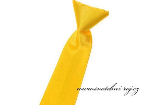 Zobrazit detail - Dětská kravata žlutá