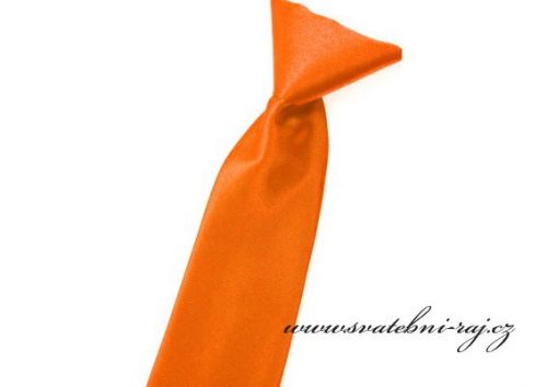 Zobrazit detail - Dětská kravata oranžová