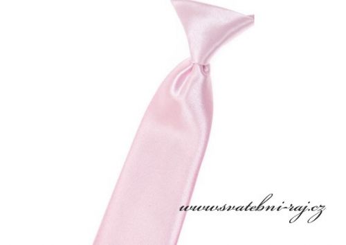 Zobrazit detail - Dětská kravata světle růžová