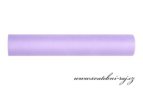 Dekorační tyl fialkový, šíře 30 cm