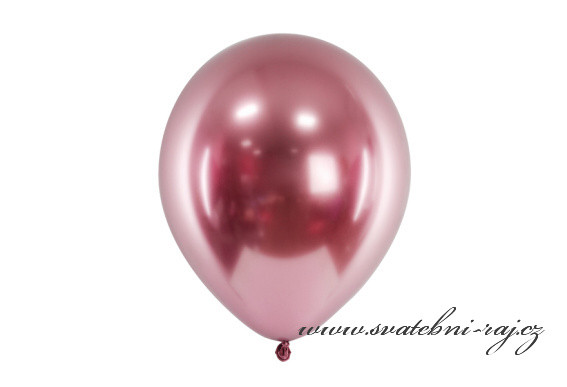 Balóne glossy starorůžový
