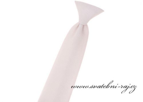 Zobrazit detail - Dětská kravata pudrová, matná