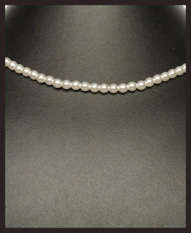 Perlový náhrdelník, 6 mm perly