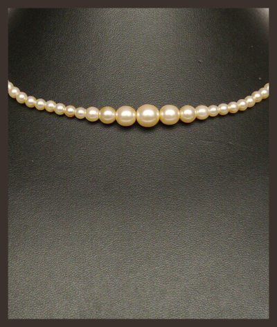 Perličkový náhrdelník postupný