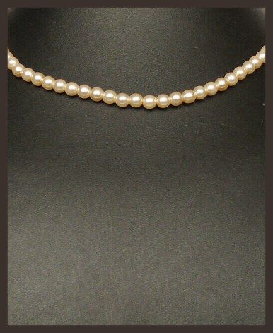 Perlový náhrdelník, 5 mm perly