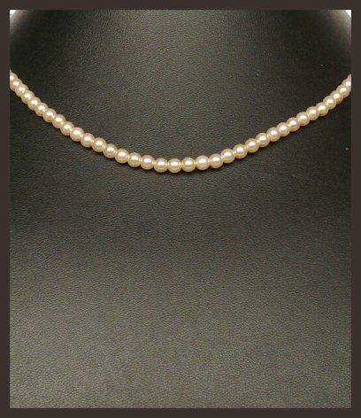 Perličkové korále, 4 mm velikost perel