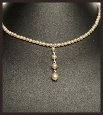 Nádherný perličkový náhrdelník