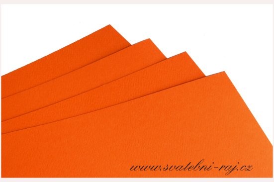 Grafický papír oranžový